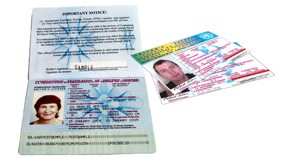 International drivers license.